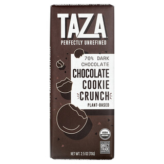 Taza Chocolate, 70% pure chocolade, chocoladekoekjescrunch, 70 g