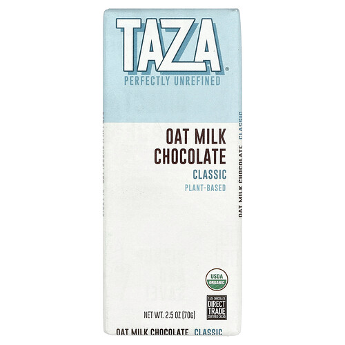 Taza Chocolate, Oat Milk Chocolate, Hafermilchschokolade, Classic, 70 g (2,5 oz.)