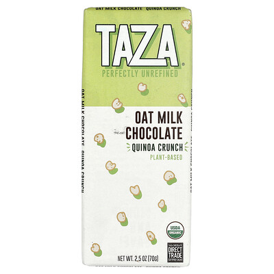 Taza Chocolate, Chocolate con bebida de avena, Quinua crujiente, 70 g (2,5 oz)