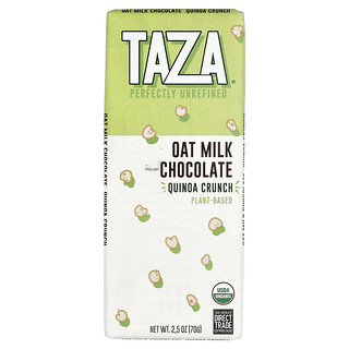 Taza Chocolate, шоколад с овсяным молоком, хрустящее киноа, 70 г (2,5 унции)