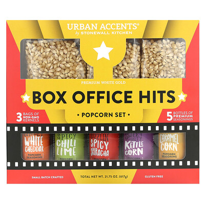 Urban Accents  Box Office Hits  Popcorn Set  8 Pieces