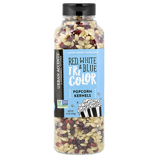 Urban Accents, Popcorn Kernels, Red, White, & Blue Tricolor , 16 oz (454 g)