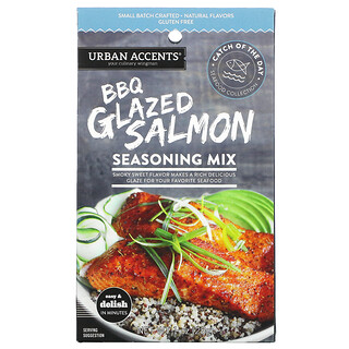 Urban Accents, BBQ Glazed Salmon Seasoning Mix, 1 oz (28 g)