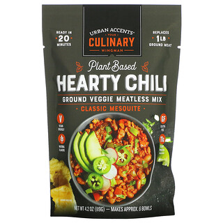 Urban Accents, Plant Based Hearty Chili, Classic Mesquite, 4.2 oz (119 g)