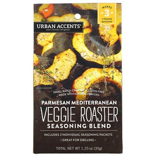 Urban Accents, 蔬菜烘焙混合调味料，帕玛森奶酪地中海风味，1.25 盎司（35 克）