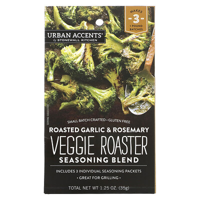 Urban Accents  Veggie Roaster Seasoning Blend  Roasted Garlic & Rosemary  1.25 oz (35 g)
