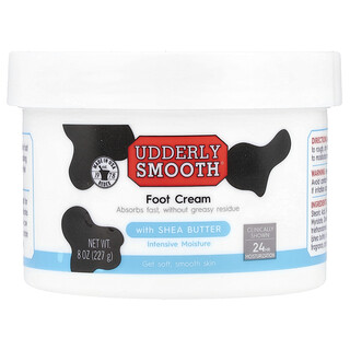 Udderly Smooth, Krim Kaki Dengan Mentega Shea, 8 oz (227 g)