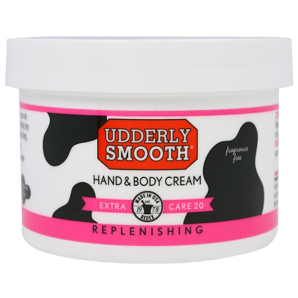 Udderly Smooth, Hand & Body Cream, Extra Care 20, 8 oz (227 g) iHerb
