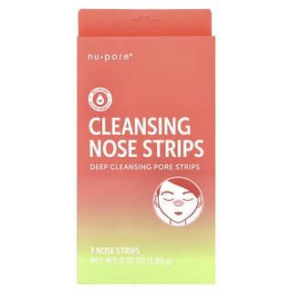 Nu-Pore, Cleansing Nose Strips, 3 Nasenstreifen, 1,89 g (0,07 oz.)