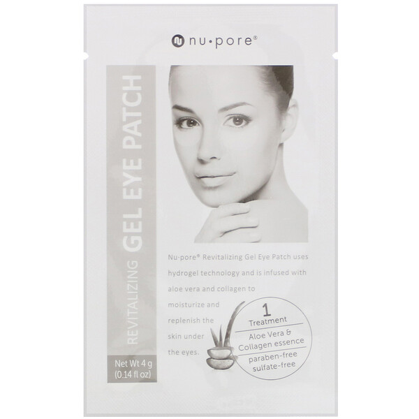 Nu-Pore‏, Revitalizing Gel Patches, With Aloe Vera Extract, 4 Patches