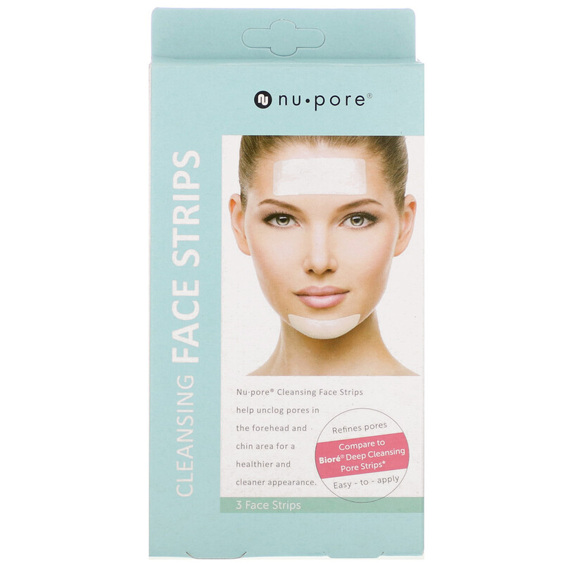 NuPore, Face Cleansing Strips, 3 Strips iHerb