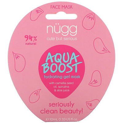 Nugg Aqua Boost Hydrating Gel Mask, 0.33 fl oz (10 ml)