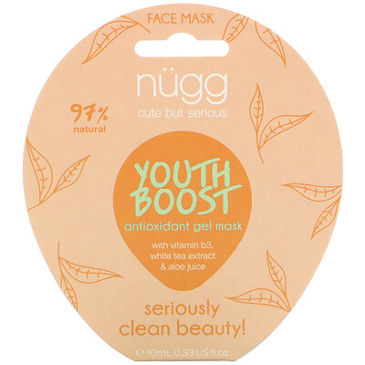 Nugg Youth Boost Antioxidant Gel Mask, 0.33 fl oz (10 ml)