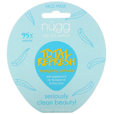 Nugg Total Refresh Energizing Gel Mask, 0.33 fl oz (10 ml)