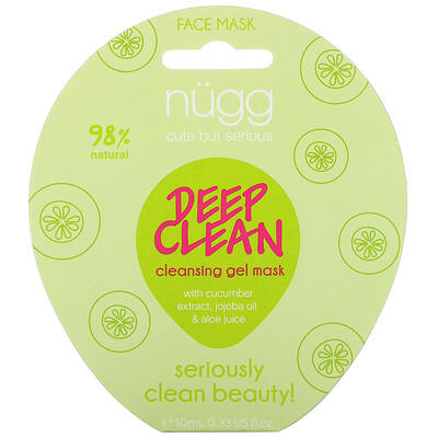 Nugg Deep Clean Cleansing Gel Mask, 0.33 fl oz (10 ml)