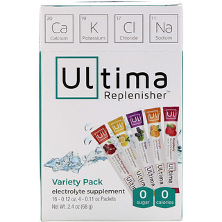 Ultima Replenisher, 전해질 보충제, 종합 팩, 20 팩, 2.4 oz(68 g)