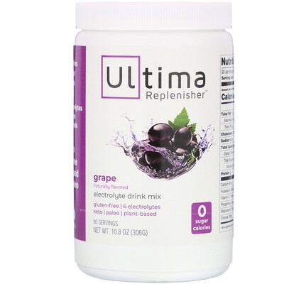 Ultima Replenisher Electrolyte Drink Mix, Grape, 10.8 oz (306 g)