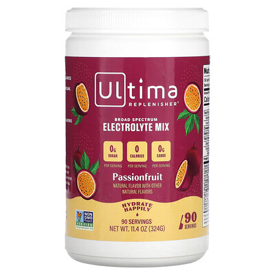 Ultima Replenisher  Electrolyte Mix  Passionfruit  11.4 oz (324 g)