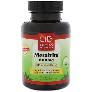 Ultra Laboratories, Мератрим, 800 мг, 60 капсул