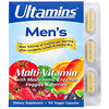 Ultamins, Suplemento multivitamínico para hombres con CoQ10, hongos, enzimas, vegetales y bayas, 60 cápsulas vegetales