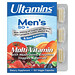 Ultamins, Men's 50+ Multivitamin with CoQ10, Mushrooms, Enzymes, Veggies & Berries, 60 Veggie Capsules