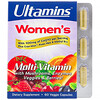 Ultamins‏, מולטי-ויטמין לנשים עם קו-אנזים Q10, פטריות, אנזימים, צמחים וגרגרים, 60 כמוסות צמחיות