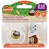 Expression Pacifiers & Universal Clip Combo, Owl, 6-18 Months