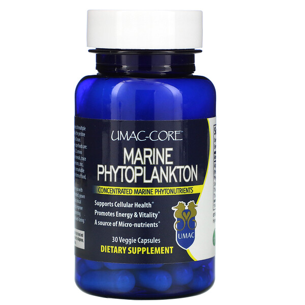 Umac-Core‏, Marine Phytoplankton, 30 Veggie Capsules