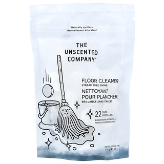 The Unscented Company, フロアクリーナー、タブレット22個、116g（4.1オンス）
