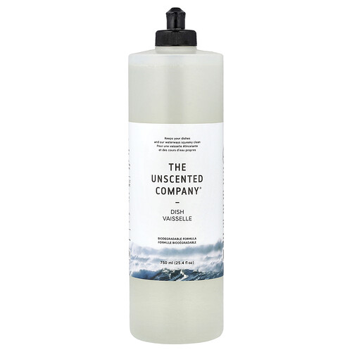 The Unscented Company, Saponát na riad, bez vône, 750 ml