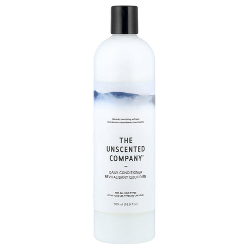 The Unscented Company, Daily Conditioner, For All Hair Types, Conditioner für alle Haartypen, ohne Duftstoffe, 500 ml (16,9 fl. oz.)