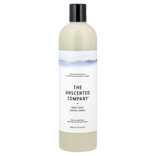 The Unscented Company Body Soap, For All Skin Types, Fragrance Free, 16.9 fl oz (500 ml)