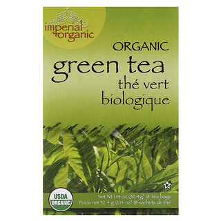 Uncle Lee's Tea, Imperial Organic, Tè verde, 18 bustine di tè, 32,4 g
