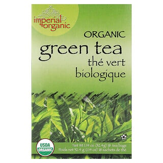 Uncle Lee's Tea, Imperial Organic, Green Tea, 18 Tea Bags, 1.14 oz (32.4 g)