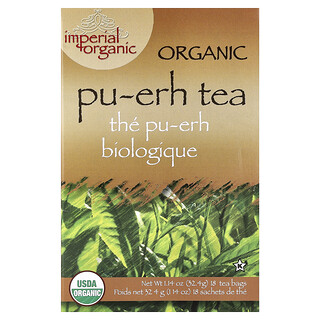 Uncle Lee's Tea, Imperial Organic, Té Pu-erh, 18 bolsitas de té, 32,4 g (1,14 oz)