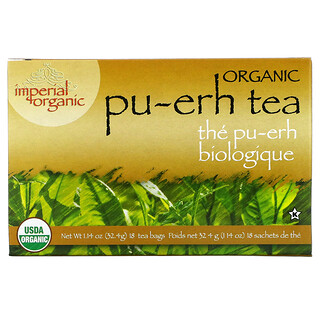 Uncle Lee's Tea, Té Pu-erh Orgánico, 18 Bolsitas de Té, 1.14 oz (32.4 g)