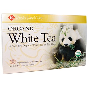 Анкл Лис Ти, Organic White Tea, 100 Tea Bags, 5.29 oz (150 g) отзывы покупателей