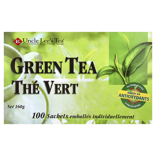 Uncle Lee's Tea, Legends of China, Green Tea, 100 Tea Bags, 5.64 oz