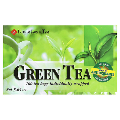 Uncle Lee's Tea  Legends of China  Green Tea  100 Tea Bags  5.64 oz