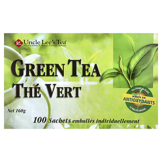 Uncle Lee's Tea, Green Tea, 100 Sachets, 160 g