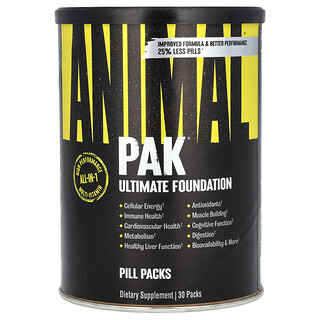 Animal, PAK®, Ultimate Foundation, 30 verpakkingen
