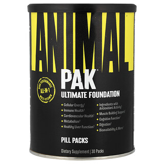 Animal, PAK®, Ultimate Foundation, 30 Packs