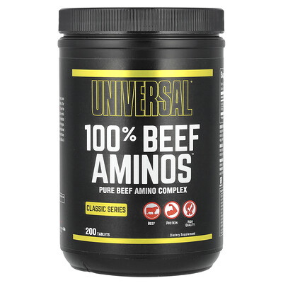 Universal U  Classic Series  100% Beef Aminos  200 Tablets