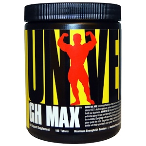 Купить Universal Nutrition, GH Max, добавка для поддержания гормонов роста, 180 таблеток  на IHerb