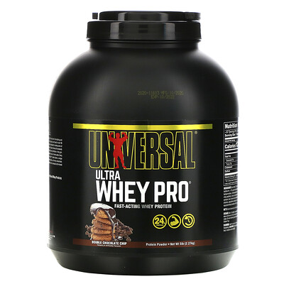 Universal Nutrition Ultra Whey Pro, протеиновый порошок, двойная порция шоколадной крошки, 2,27 кг, (5 фунтов)