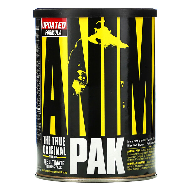 Universal Nutrition‏, Animal Pak, חבילת האימונים האולטימטיבית, 30 שקיקים