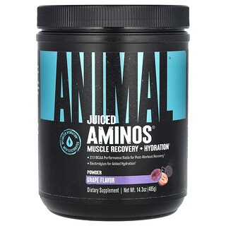 Animal, Juiced Aminos® Poeder, Druif, 14.3 oz (405 g)