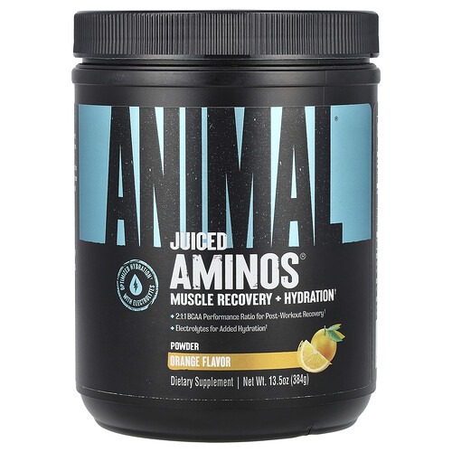 Animal Juiced Aminos® Powder, Orange , 13.5 oz (384 g)