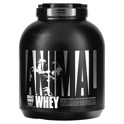 

Animal, Whey Isolate Loaded, Chocolate Chip, 4 lb (1.81 kg)