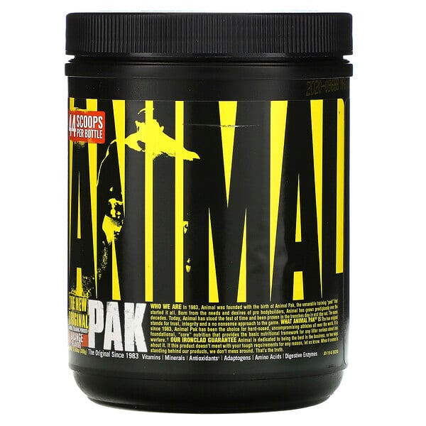 Universal Nutrition Animal Pak Training Powder Orange Flavor 3 G Iherb